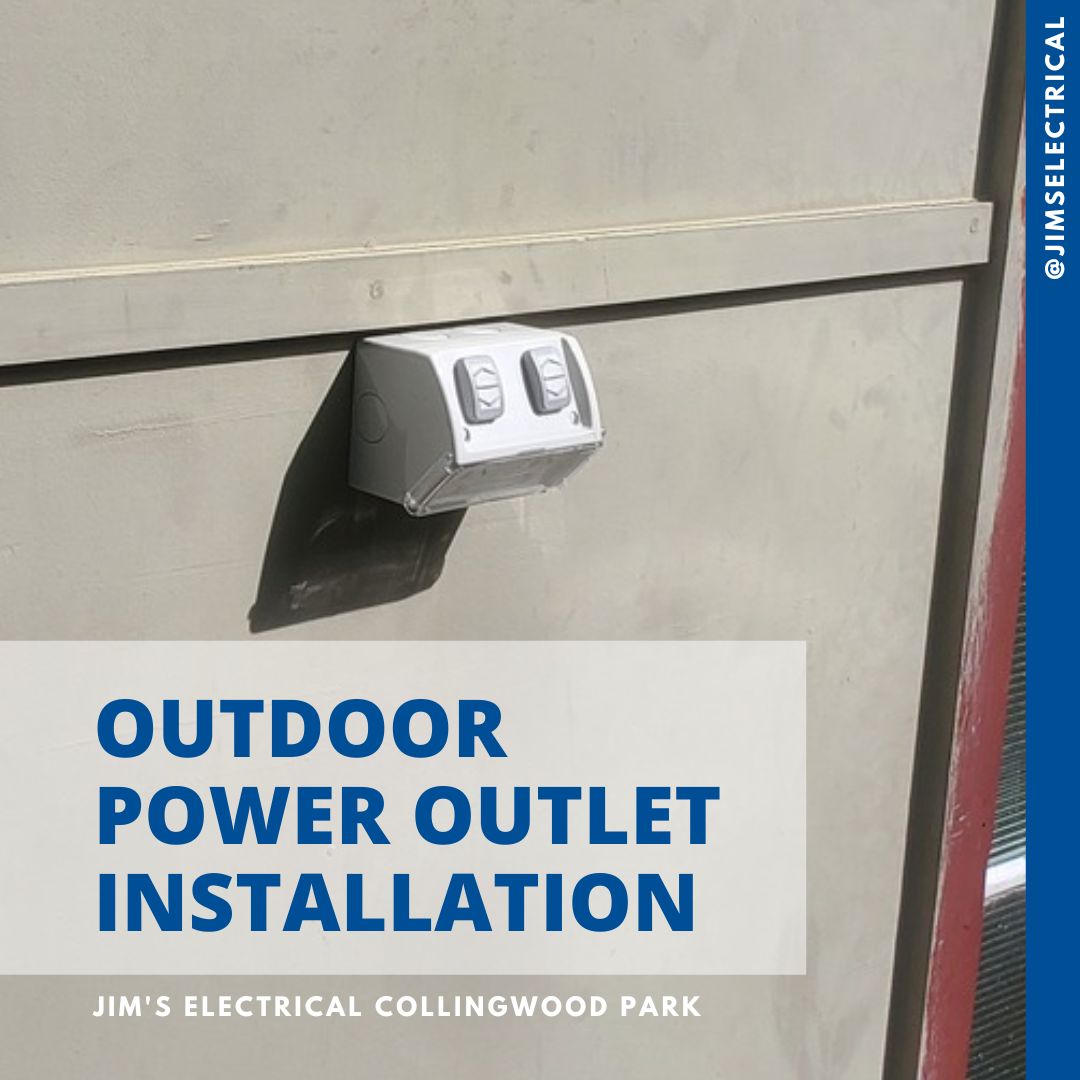 Outdoor Power Outlet Installation